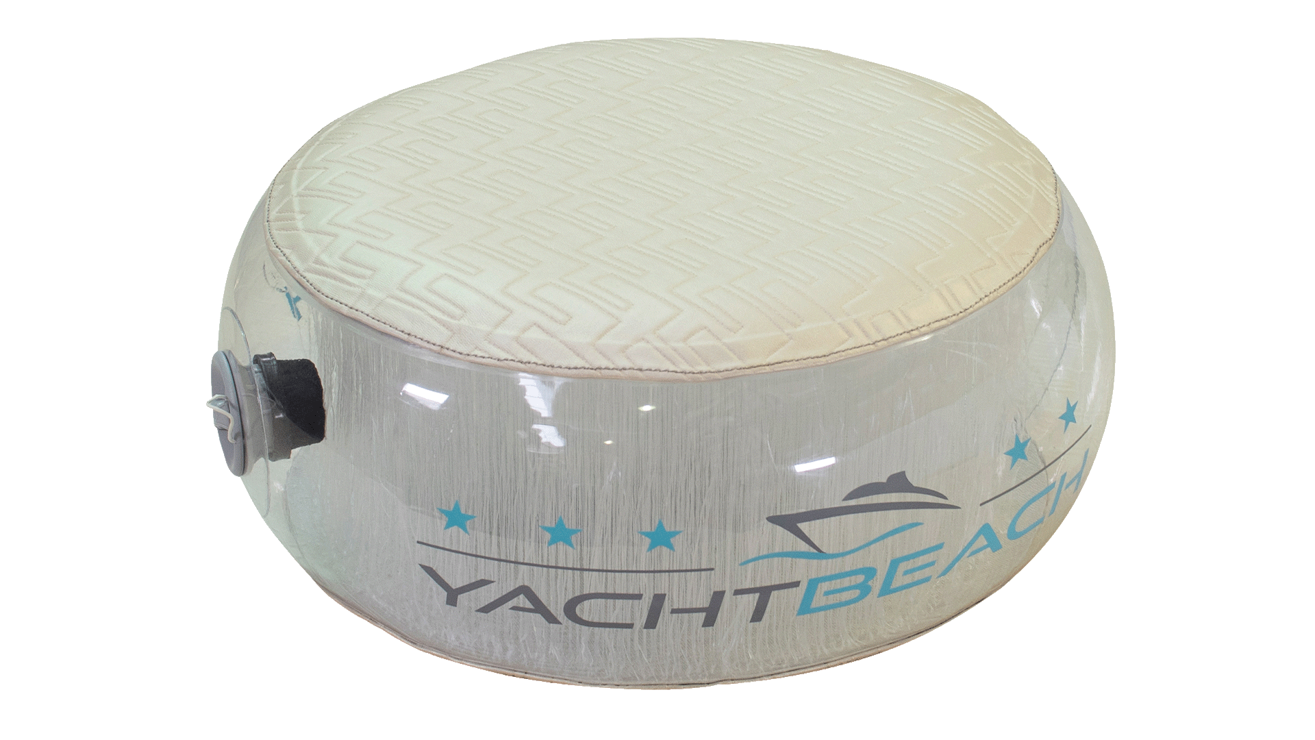 A clean product picture of a seat cushion from Yacht Beach.