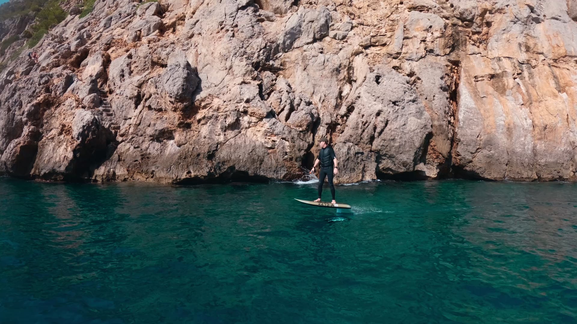 The official video of eFoil Riders Station in Mallorca, where you can rent electric water toys, take surf lessons and go adventure travelling.