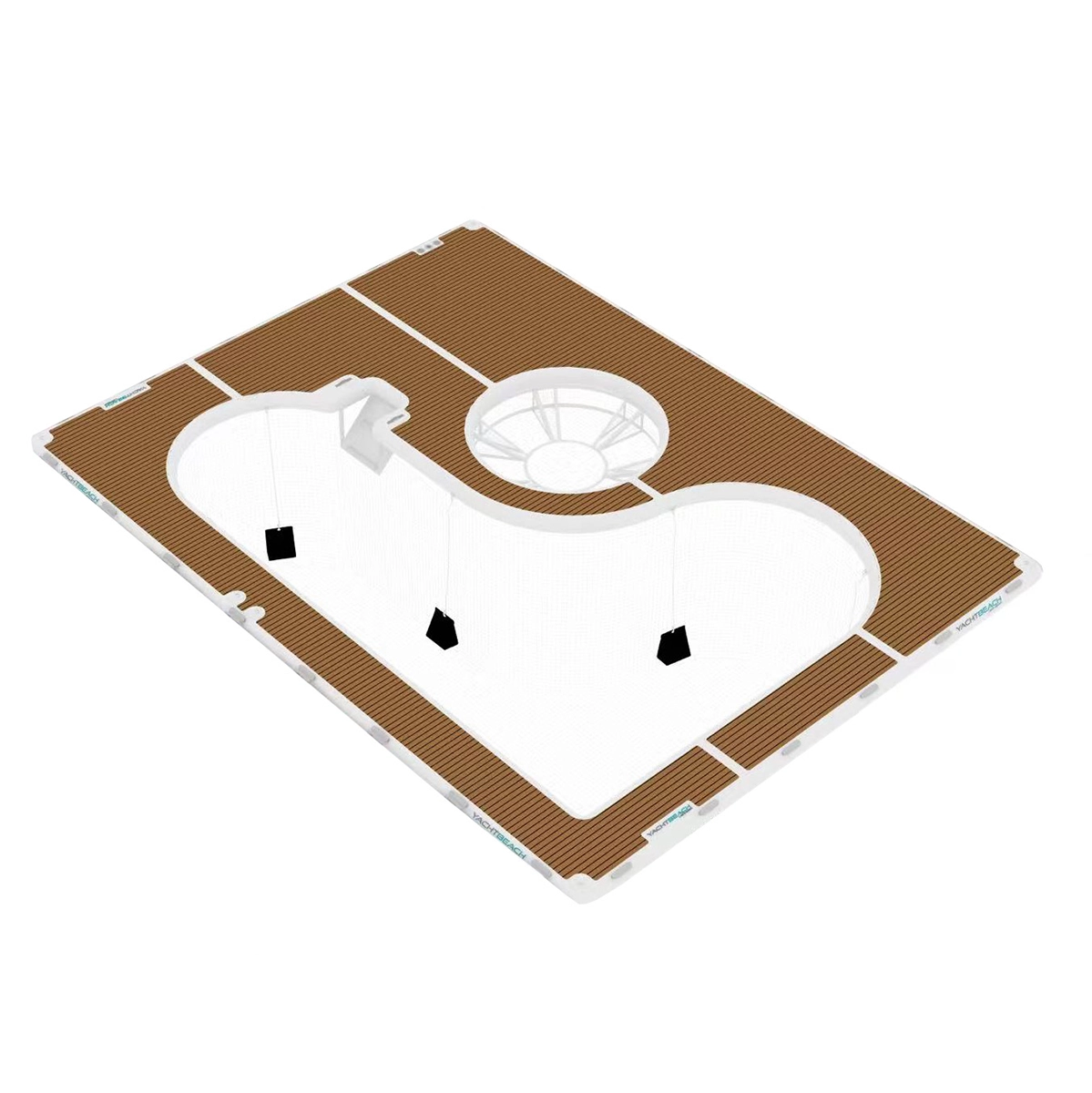 Yachtbeach Superior Pool 8.20 – Premium Inflatable Sea Pool (820 × 616 cm)