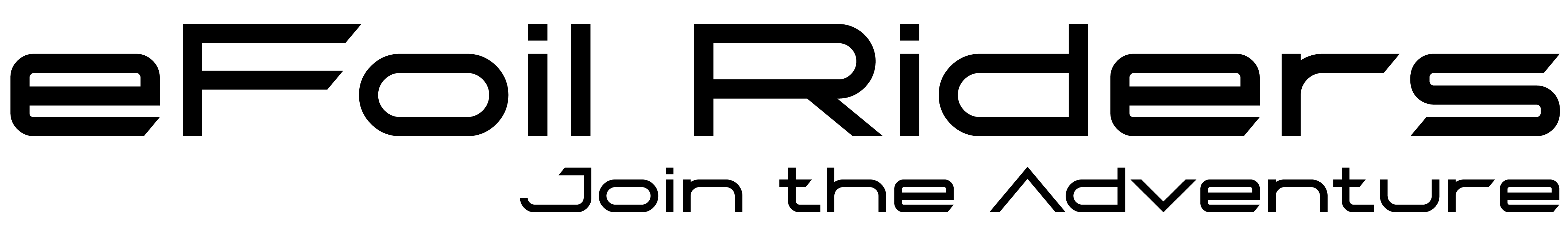 Logo of eFoil Riders - Join the adventure.